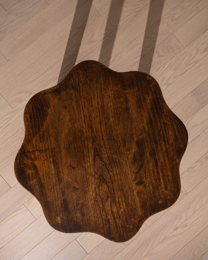 Early 20th-Century Elm and Oak Occasional Table