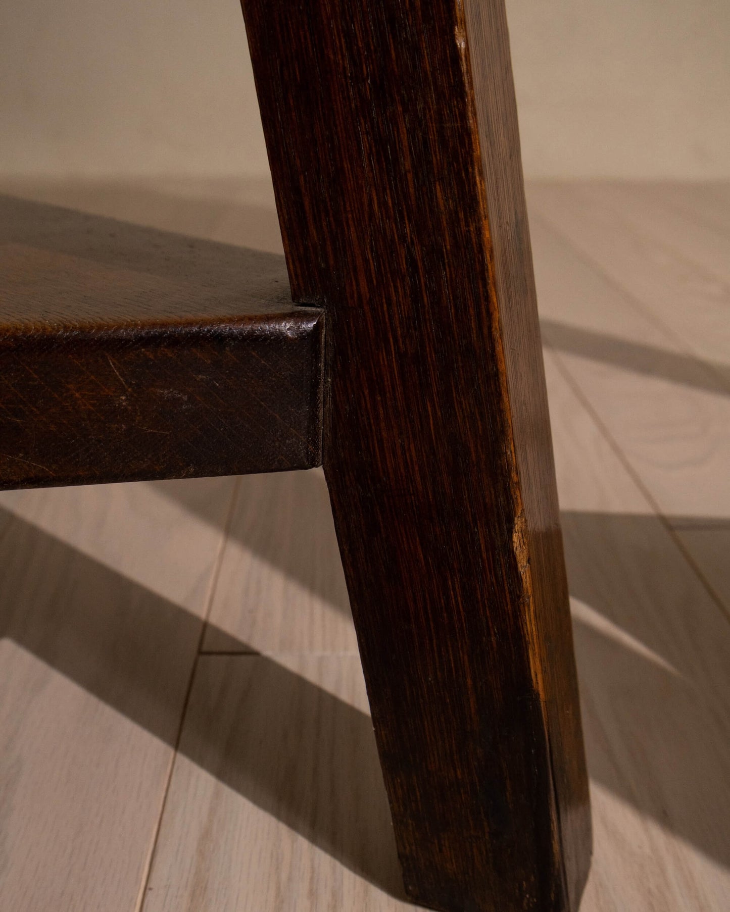 Early 20th-Century Elm and Oak Occasional Table
