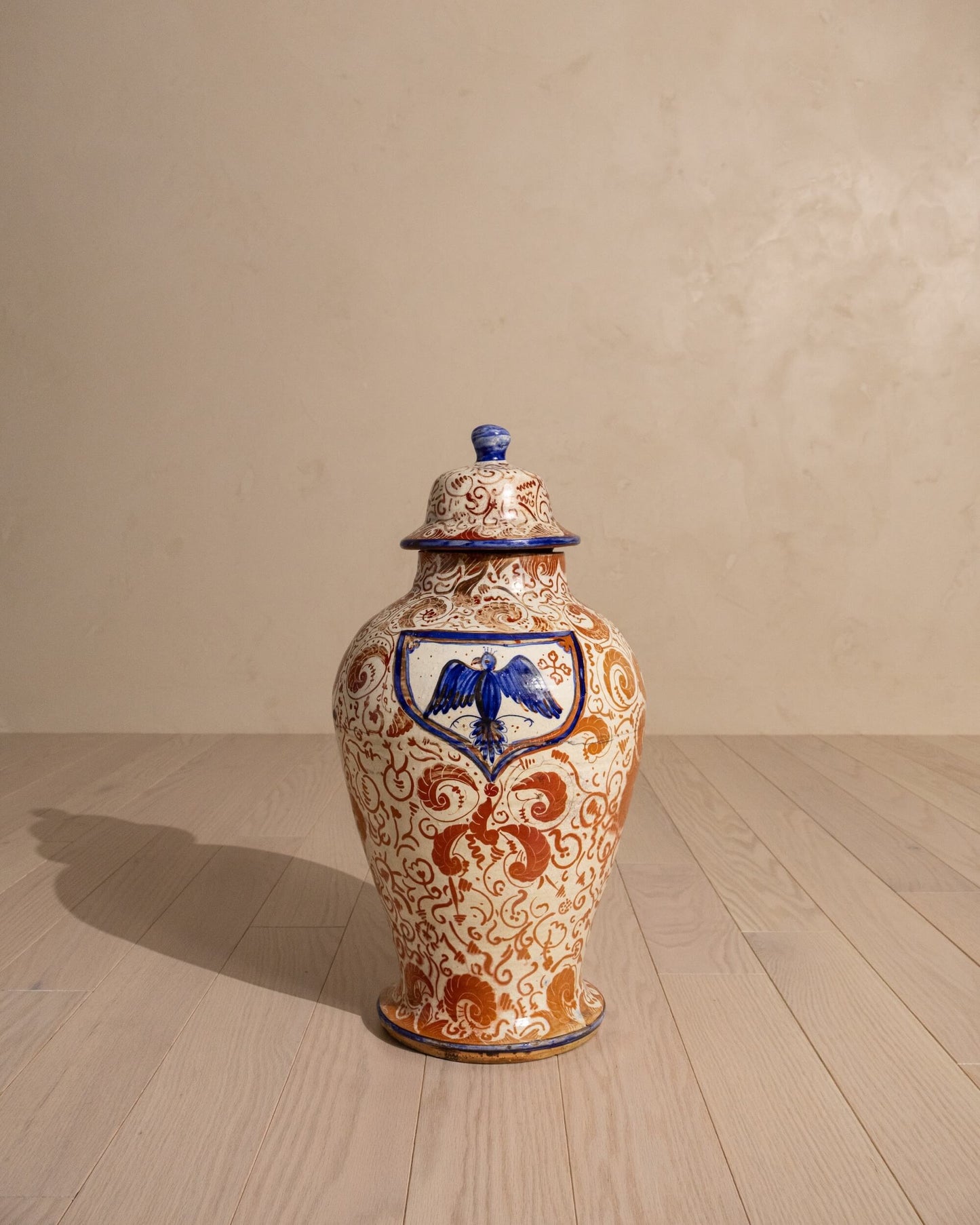 Early 20th-Century Spanish Moresque Pottery Jar
