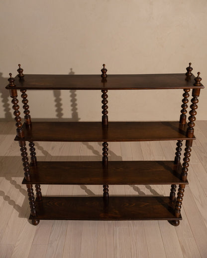 French Bobbin Bookcase, Circa 1900