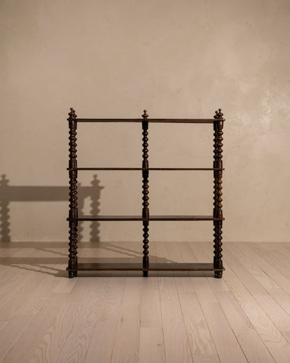 French Bobbin Bookcase, Circa 1900