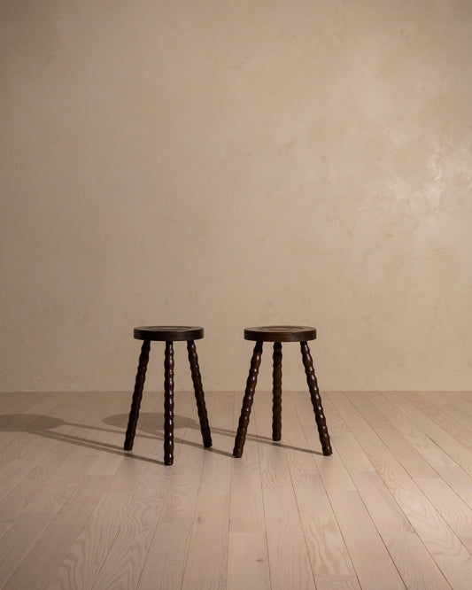 French Bobbin Tripod Stool