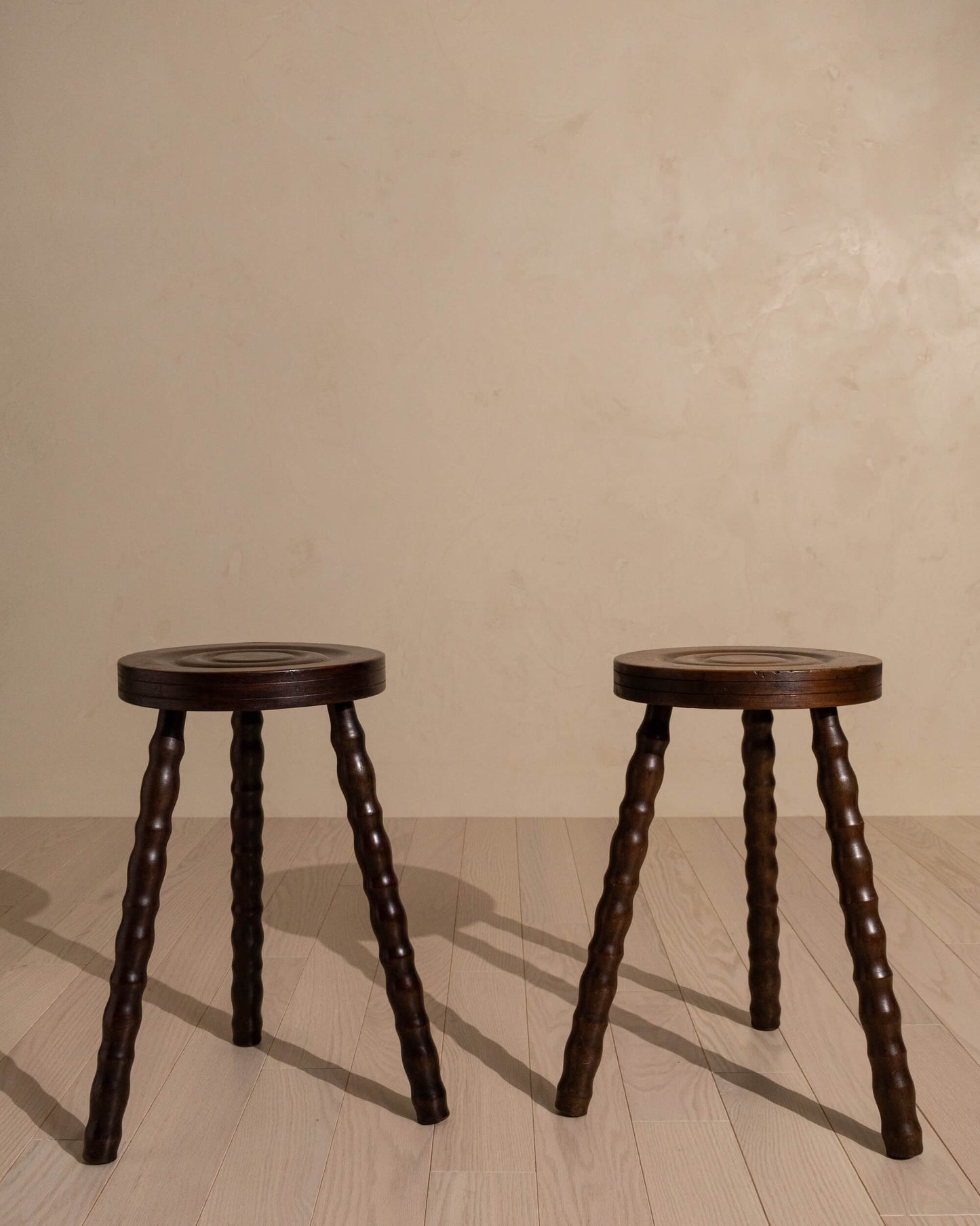 French Bobbin Tripod Stool