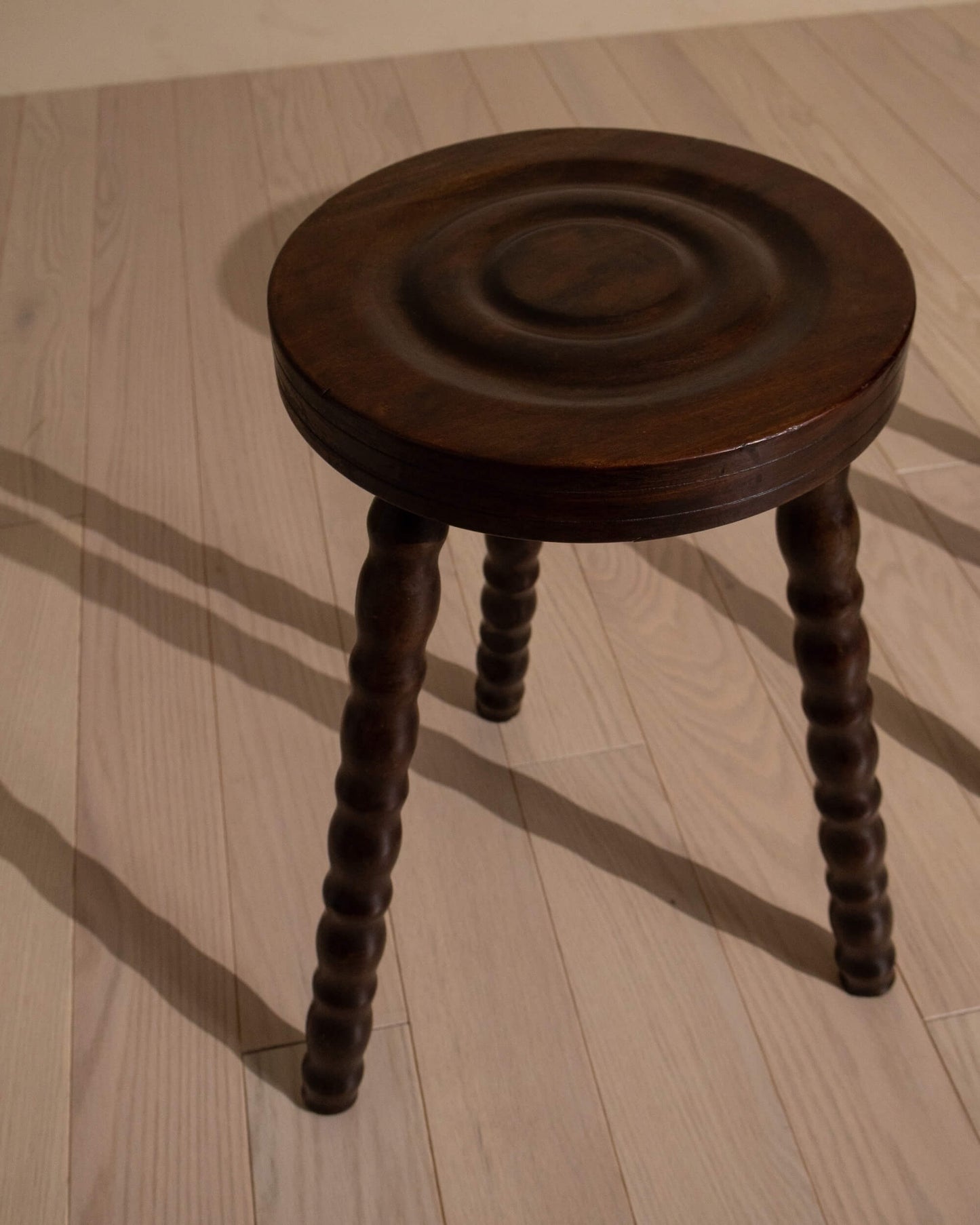 French Bobbin Tripod Stool