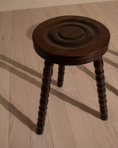 French Bobbin Tripod Stool