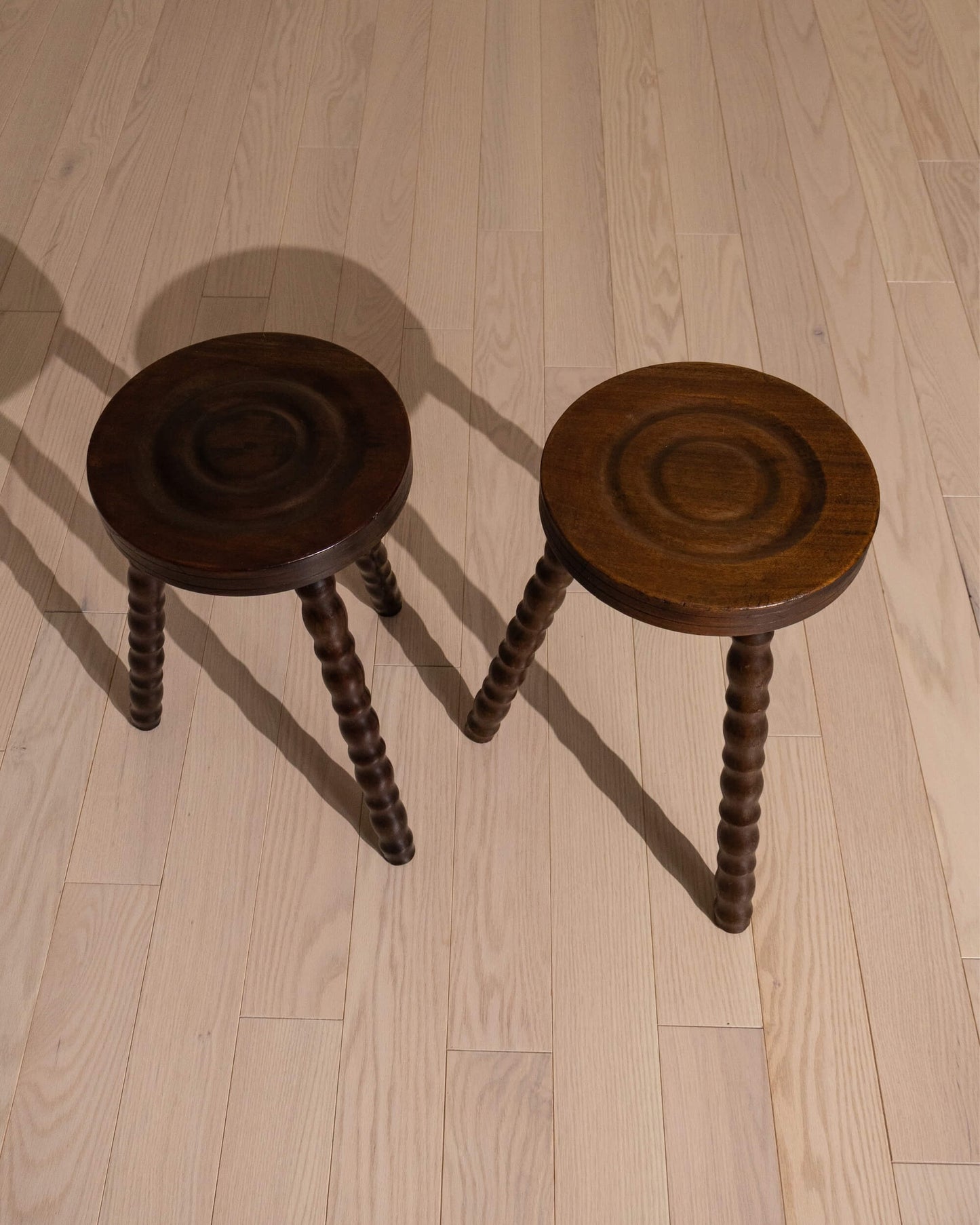 French Bobbin Tripod Stool
