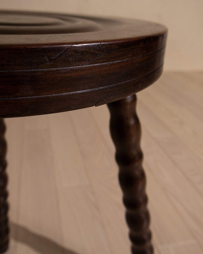 French Bobbin Tripod Stool