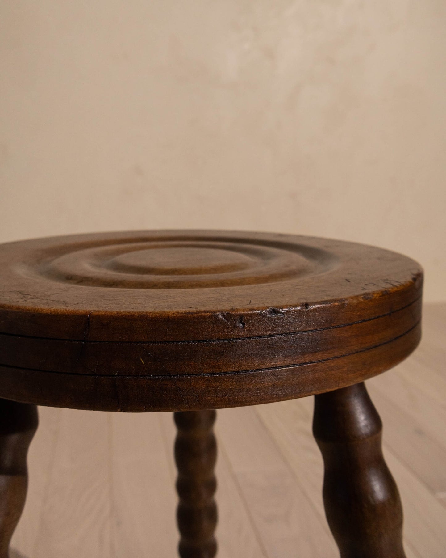 French Bobbin Tripod Stool