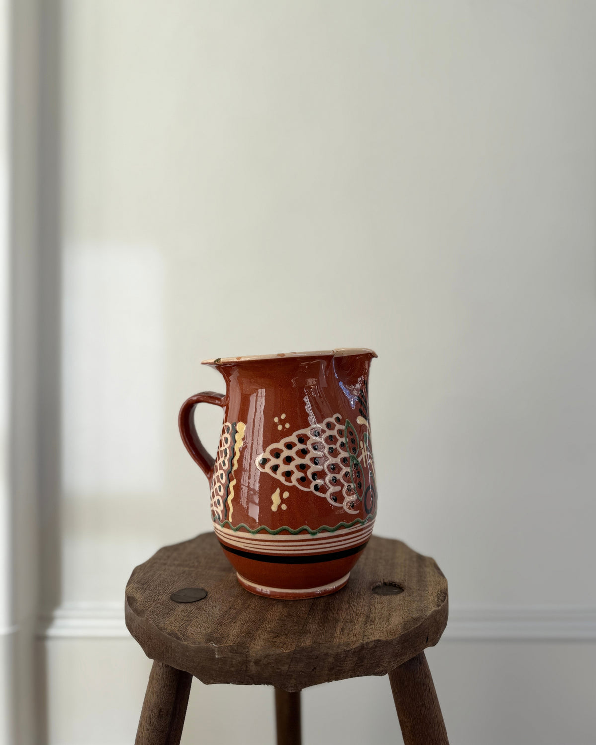 Vintage Hungarian Pottery Jug II