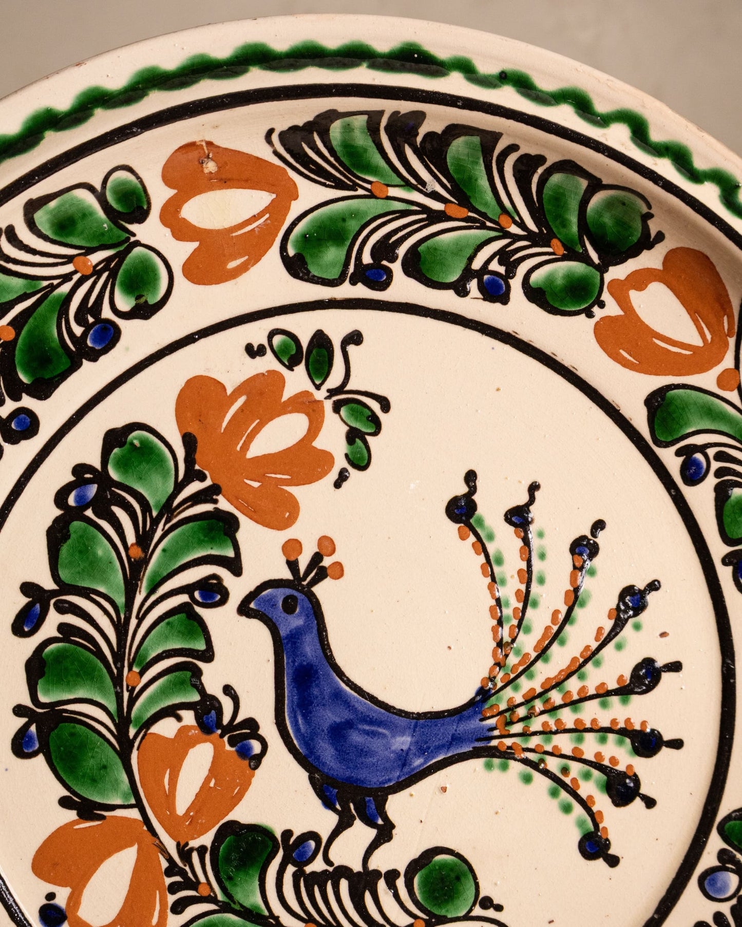 Peacock Plate