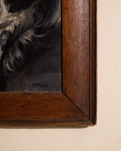 Portrait of a Spaniel by Mabel Rahbula Edwards