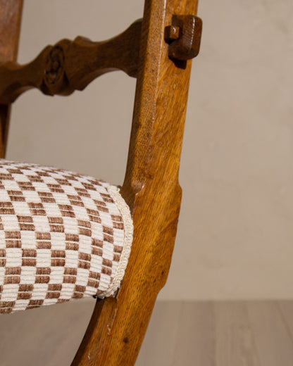 Set of Six Pugin–Style Dining Chairs