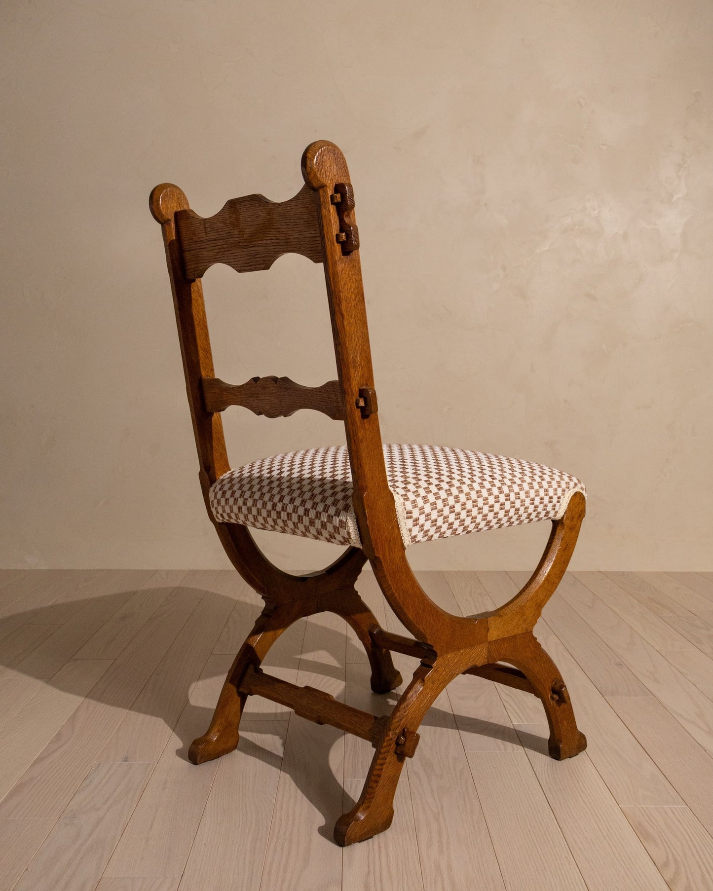 Set of Six Pugin–Style Dining Chairs