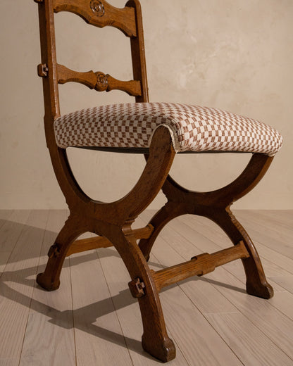 Set of Six Pugin–Style Dining Chairs