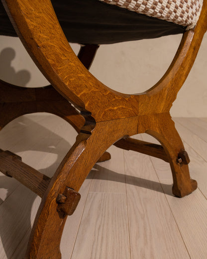 Set of Six Pugin–Style Dining Chairs
