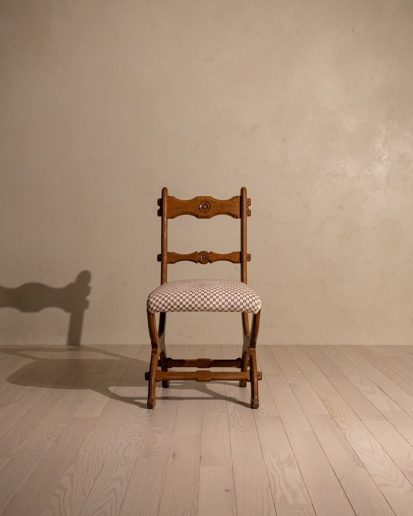 Set of Six Pugin–Style Dining Chairs