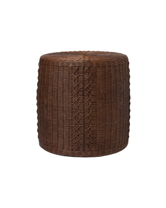 Olivia Wicker Stool