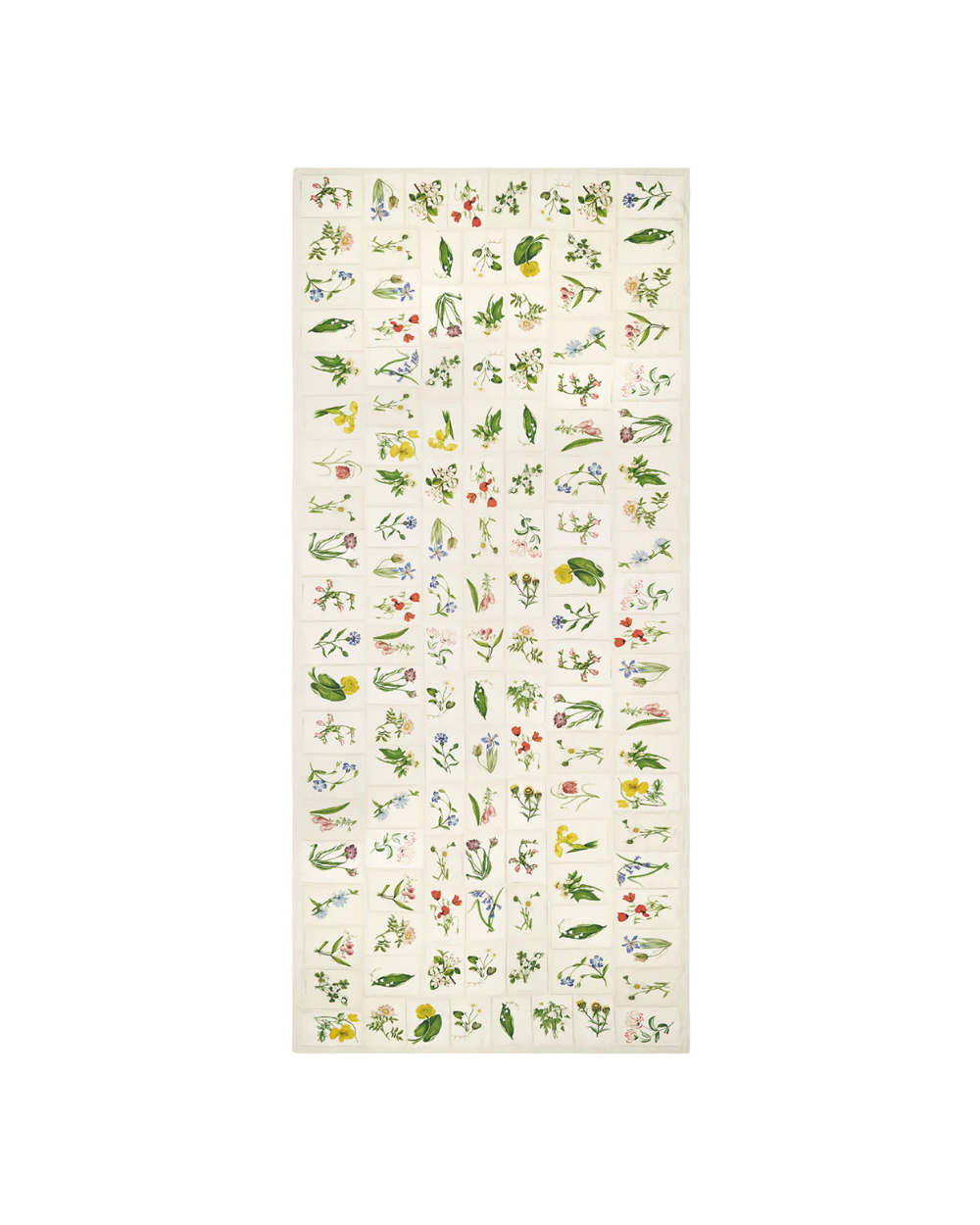 Summerill & Bishop Botanical Tiles Linen Tablecloth