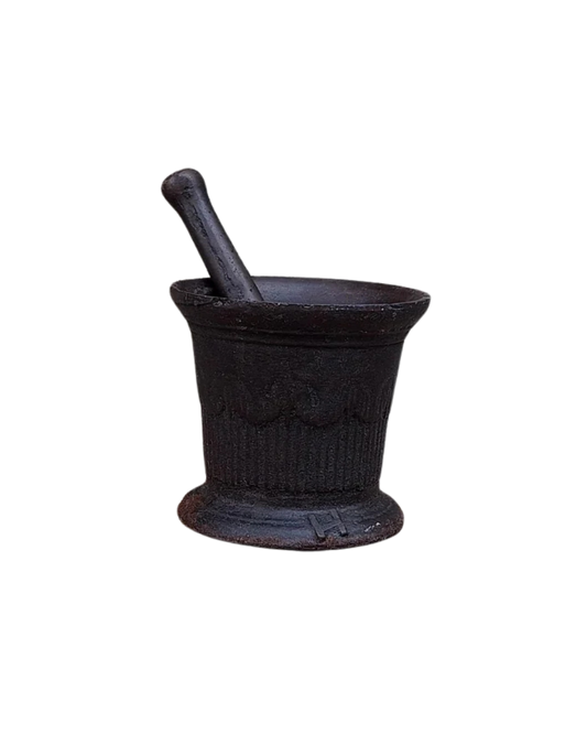Cast Iron Mortar & Pestle