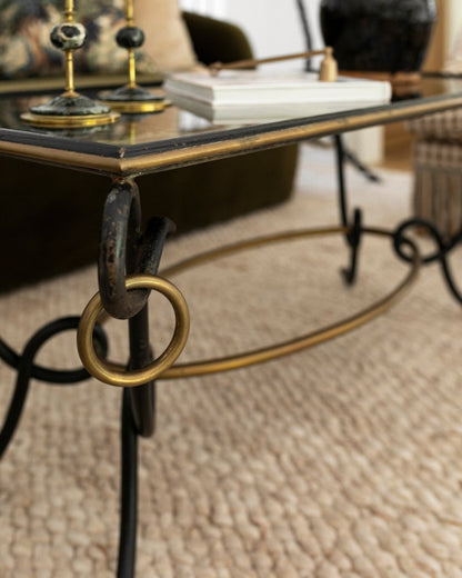 20th Century René Drouet Églomisé Coffee Table