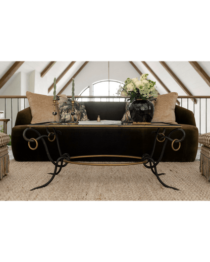 20th Century René Drouet Églomisé Coffee Table