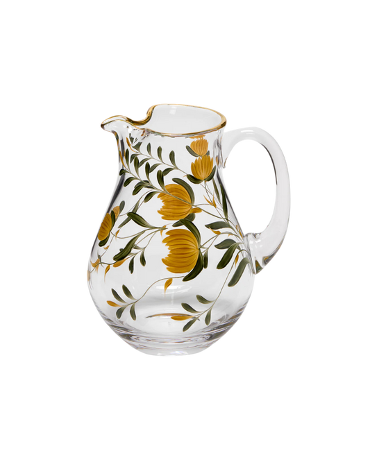Jaipur Hand-Painted Crystal Jug