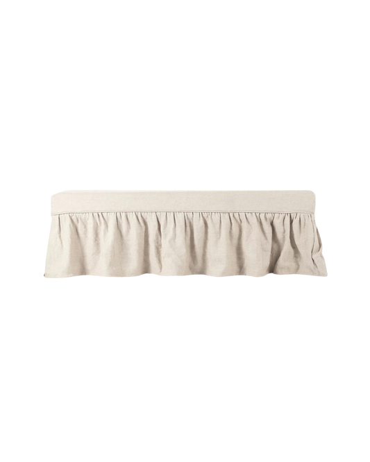 Lindsay Skirted Bench