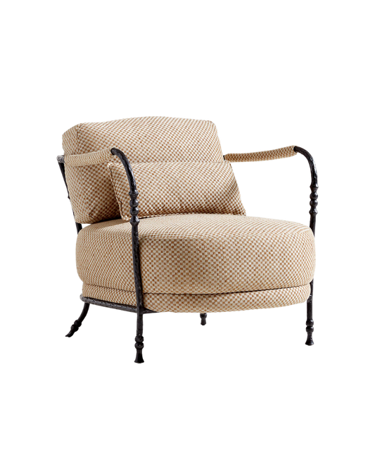 Muirfield Sculptural Metal Accent Chair