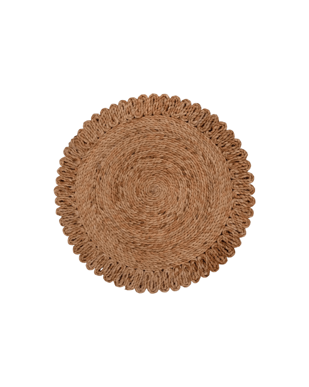 Handwoven Natural Jute Round Rug