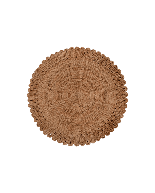 Handwoven Natural Jute Round Rug