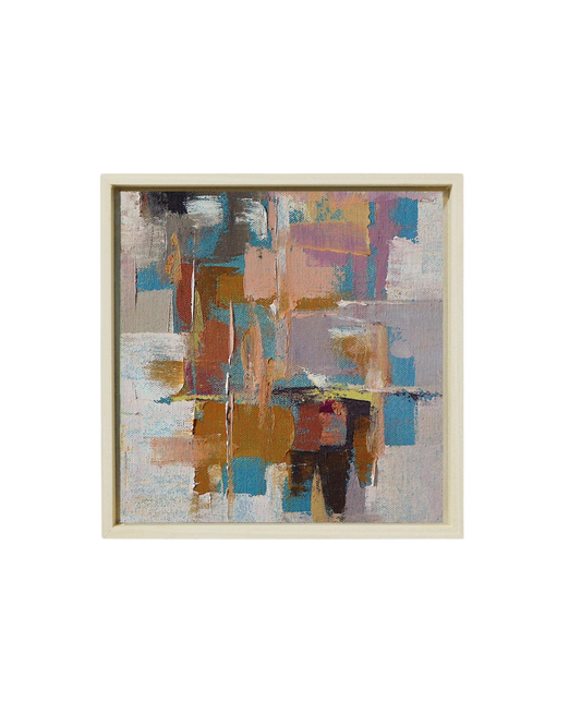 Original Framed Abstract Oil Painting