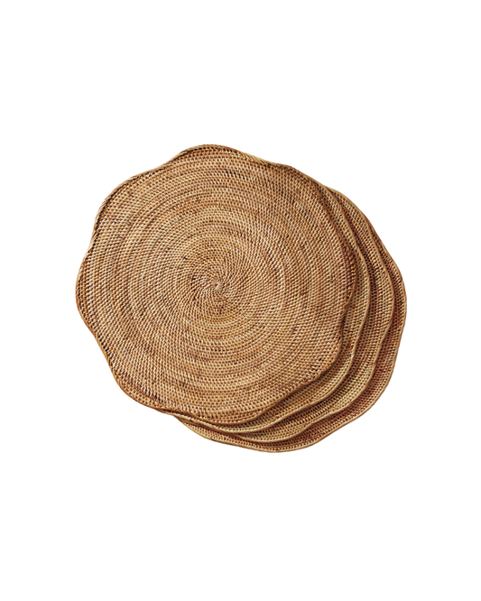 Tyna Rattan Placemats (Set of 4)