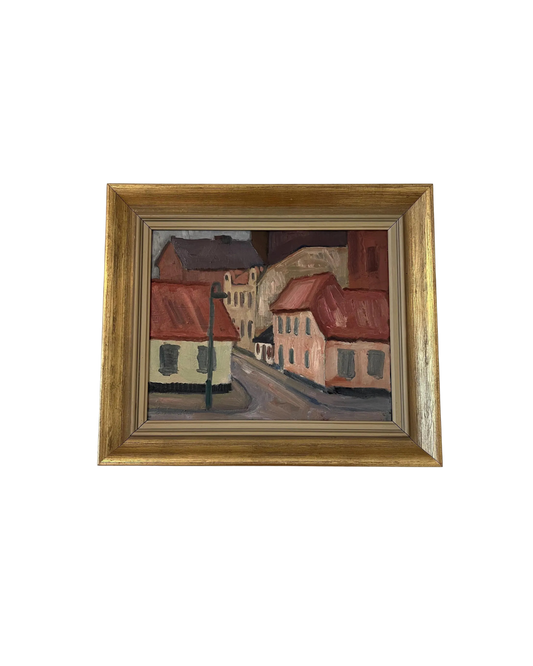 Vintage Swedish Oil Painting